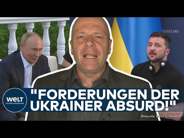 UKRAINE-KRIEG:  "Klare Absage" aus Moskau - Selenskyj will Friedensgipfel noch vor US-Wahl!