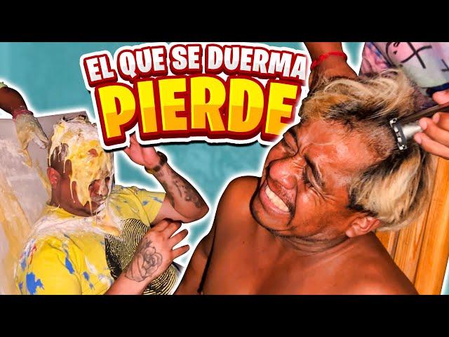 EL QUE SE DUERMA PIERDE #12 | Rapamos a Taquito y Fofo se 0rina 