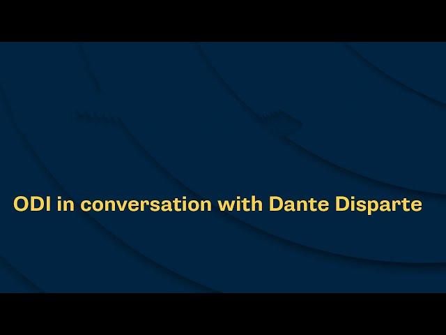 ODI in conversation with Dante Disparte