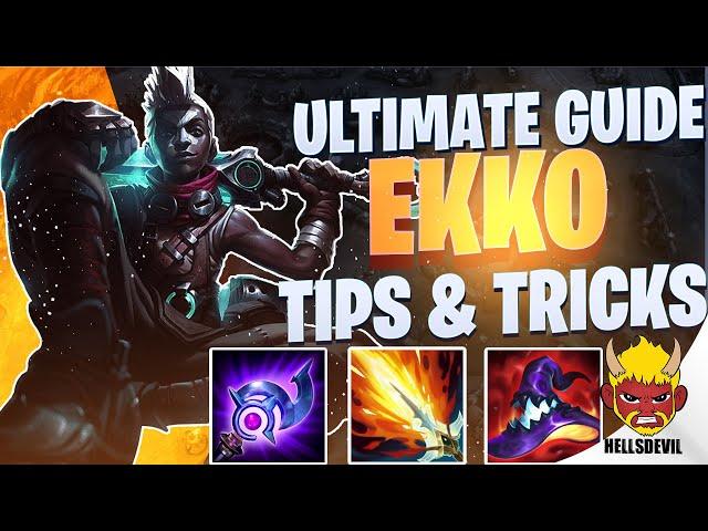 WILD RIFT ULTIMATE EKKO GUIDE | TIPS & TRICKS | Guide & Build