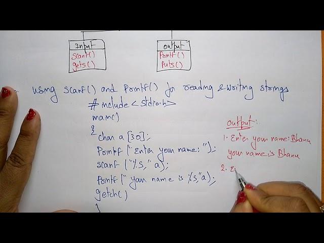 Functions in c programming | Input output functions | scanf() | printf() | C Programming | Lec-36