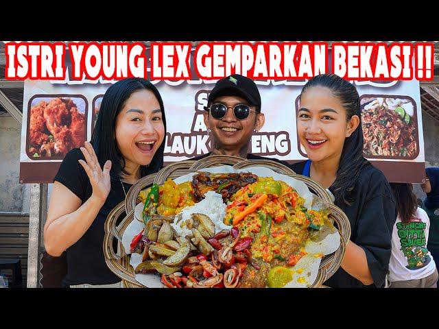 CURHAT SINGKAT ISTRI YOUNG LEX JUALAN NASI JENGKOL TERASI DI DALAM GANG!!