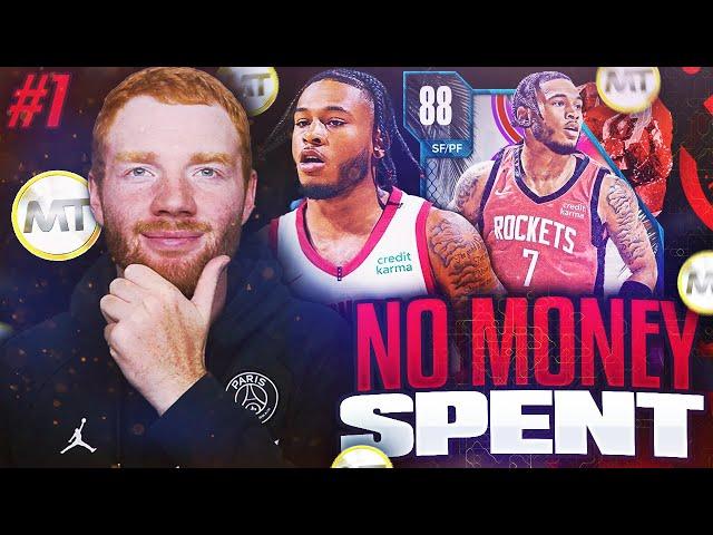 NO MONEY SPENT #1 - START OF NEW *NMS* SERIES!! NBA 2K24 MYTEAM!