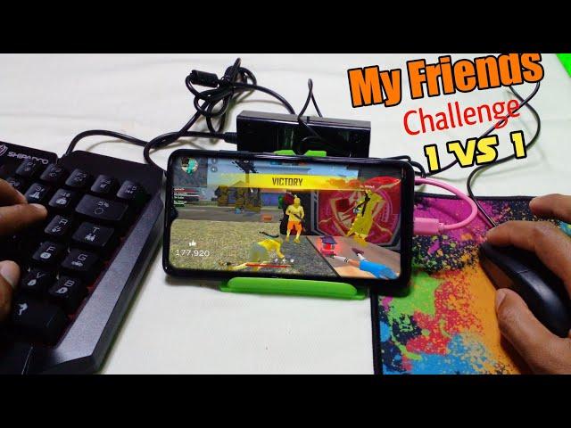 My friends Custom Challenge 1 VS 1 Free Fire Gameplay | Ja4 Gamerz