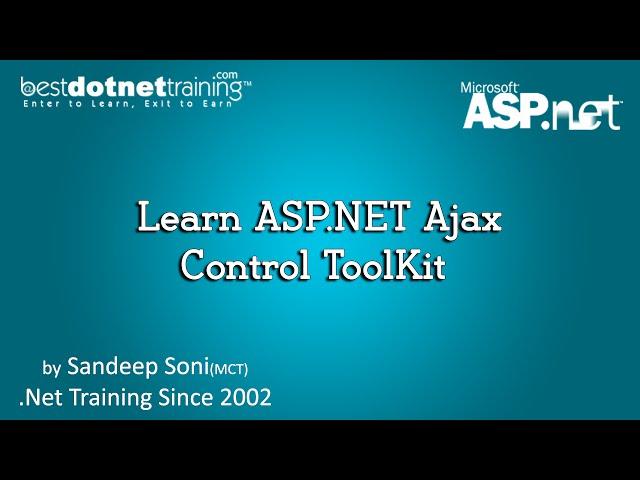 Learn ASP.NET Ajax Control ToolKit  - ASP.Net Tutorial