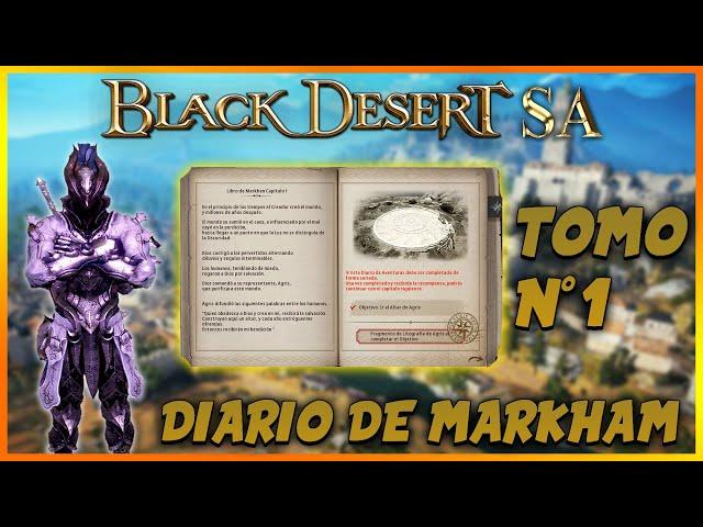 BLACK DESERT LATINO || DIARIO DE MARKHAM - TOMO 1 || BDO Español | 2020