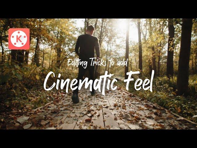 3 Editing Tricks to add cinematic FEEL to your videos! KineMaster