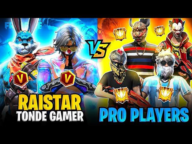 Raistar & Tonde Gamer Vs Ultra Legendary Pro Players Best Clash Squad Battle  Garena Free Fire