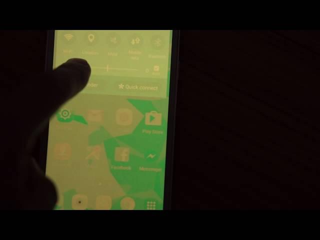 Samsung Galaxy S5 Flickering Screen Flicker in low light