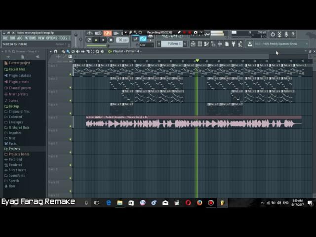 Alan Walker - Faded restrung (Eyad Farag Remake)[FL Studio12] ((FLP FREE))