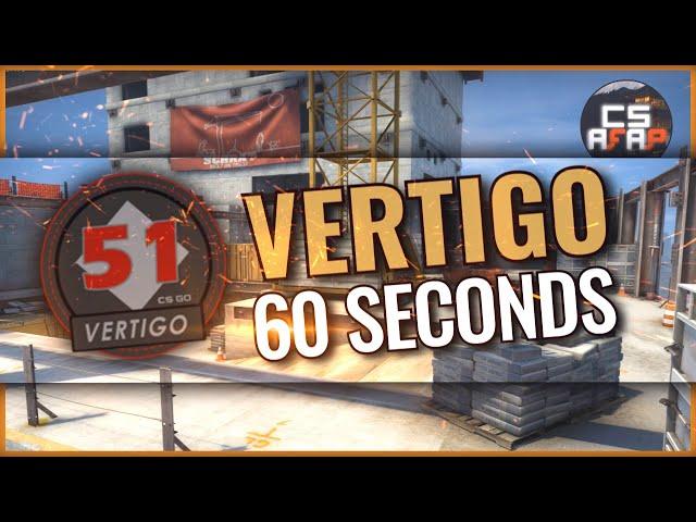 VERTIGO in 60 seconds (T-side smokes as fast as possible) | CS afap