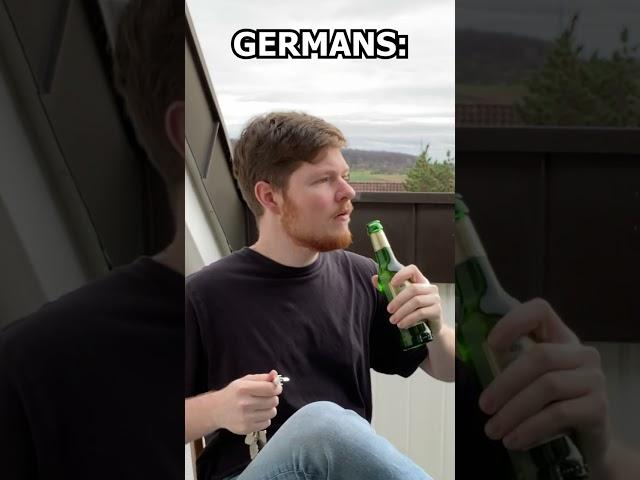 How to open beer in Germany 