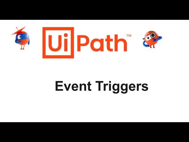 UiPath Event Triggers/ Set bot run when you receive email