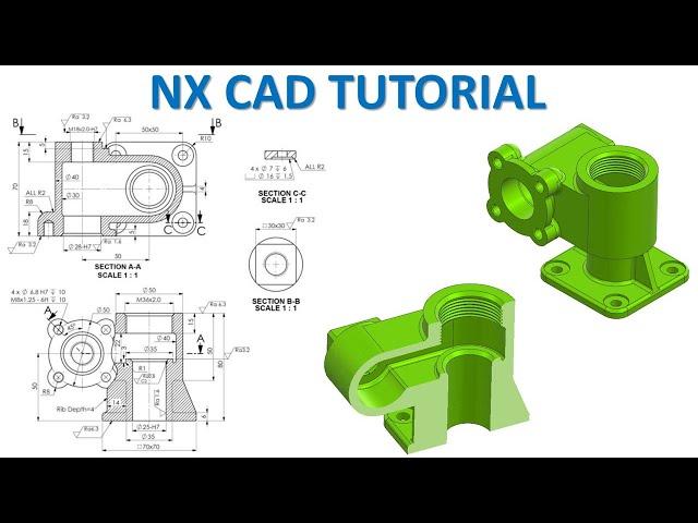 NX CAD Tutorial #113 | 3D Modeling Valve Body Designer
