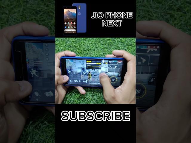 JIO PHONE NEXT FREE FIRE GAMEPLAY AND HANDCAM SENSITIVITY SETTING #jiophone #jiophonenext