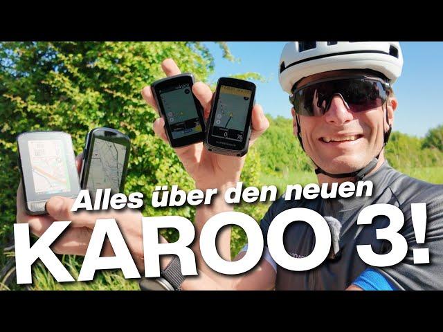 Hammerhead Karoo 3: Intelligent! Mega-Display! vs. Garmin Edge 1040/Wahoo Elemnt Roam 2! (deutsch!)