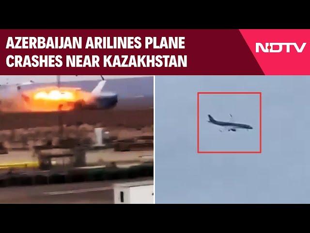 Kazakhstan Plane Crash Update | Azerbaijan Airlines Plane With 67 On Board Crashes In Kazakhstan