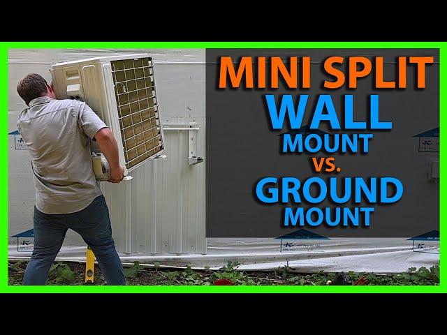 How To Wall Mount a Mini Split Outdoor Condenser Unit