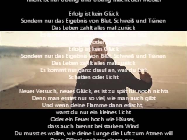 Erfolg ist kein Glück (Lyrics)  Kontra K.