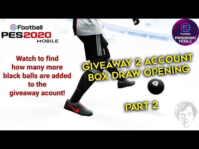 Box Draw Pack Opening Part 2 | PES 2020 Mobile Giveaway by holmesTheGamer #hTGPES