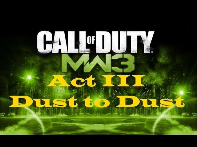 "Call of Duty 8: Modern Warfare 3", HD walkthrough (Veteran), Act III: Final Mission - Dust to Dust