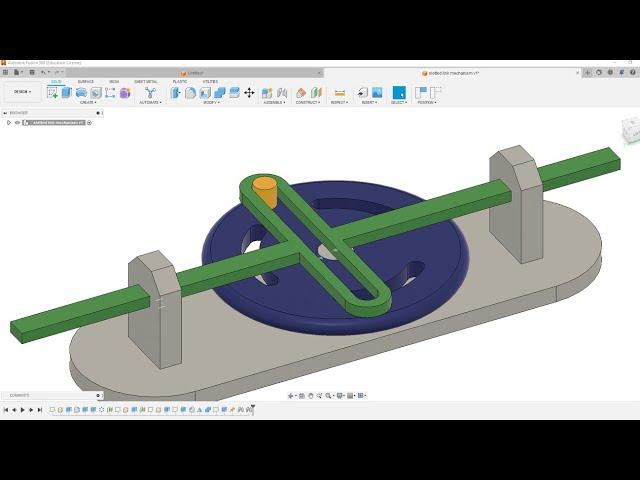 Master Fusion 360: The Slotted Link Assembly tutorial