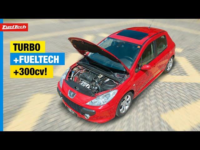 Peugeot 307 1.6 16v turbo, fueltech e mais de 300cv!