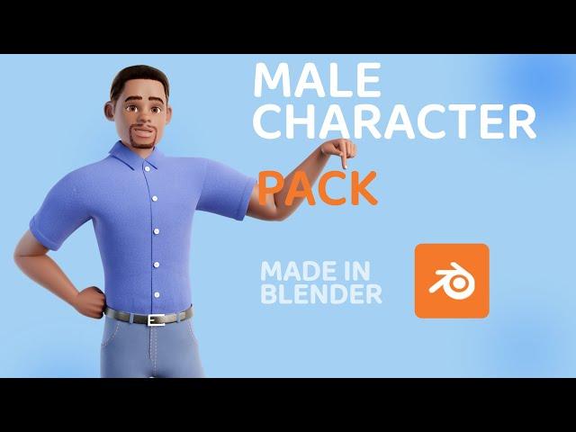 Blender - Jacob 3D Character Pack