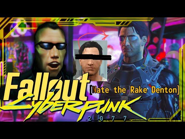Nate The Rake in Fallout 4 Cyberpunk ,1000+ MODS! Next Gen