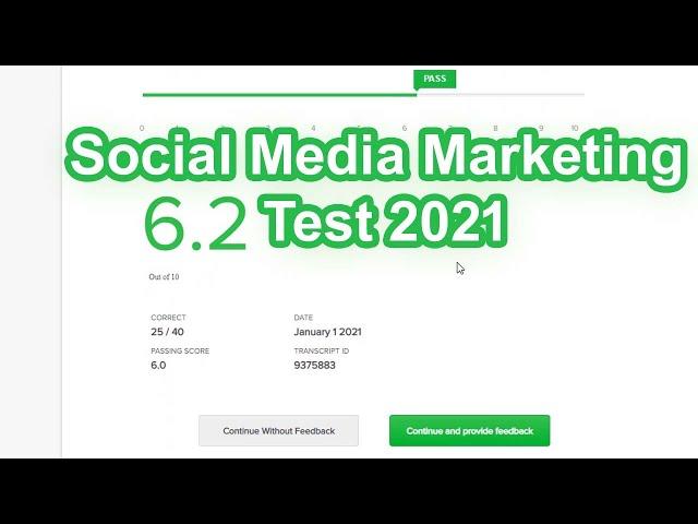 fiverr social media marketing test answers 2021