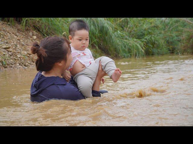 Single mother and 6-month-old baby struggle as storm hits unexpectedly