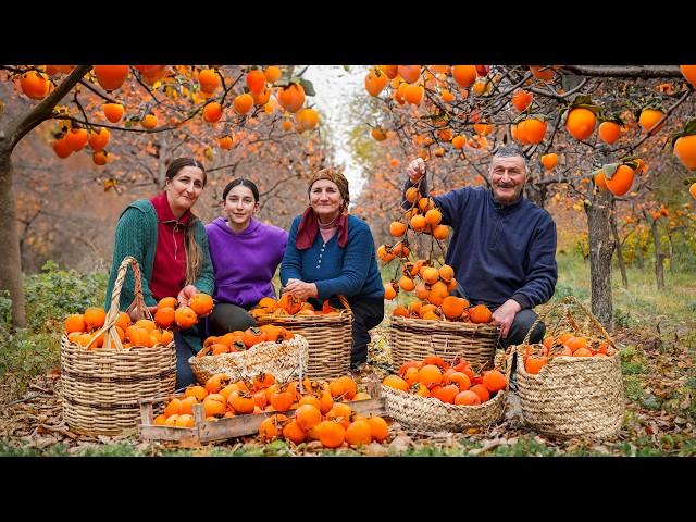 Baking Persimmon Pie! A Sweet Oriental Slice of Winter Comfort