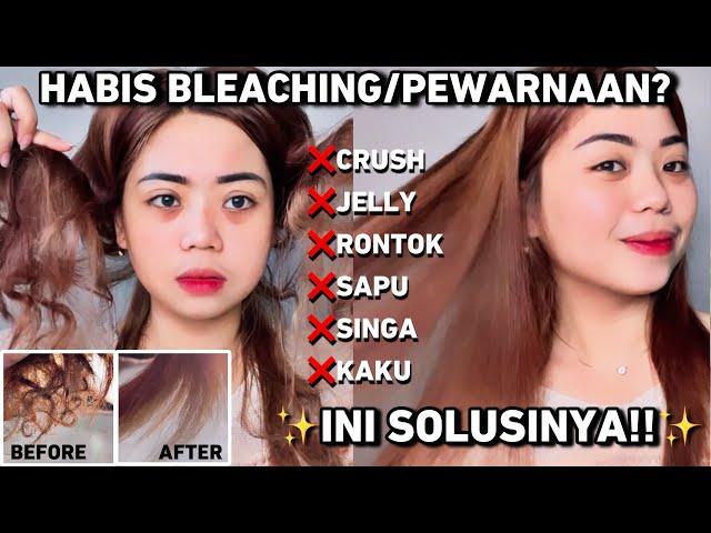 CUMA 1X PEMAKAIAN MENYEHATKAN RAMBUT BLEACHING & PELURUSAN