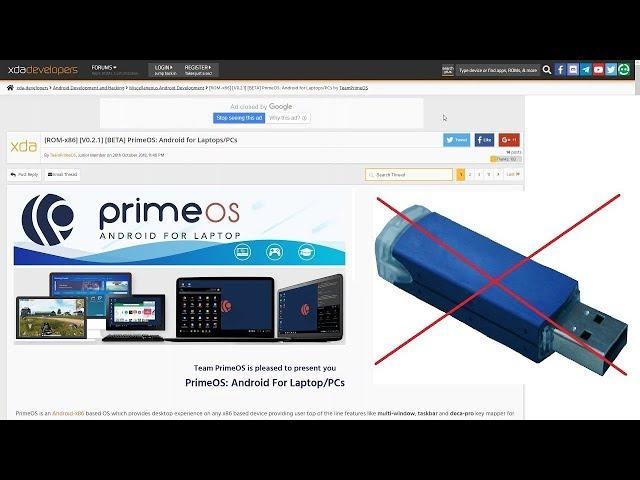 How to run Prime OS without using USB drive  PART -2 ( Storage problem fixed )