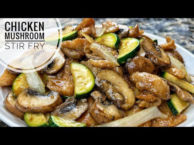 Chicken And Mushroom Stir Fry ｜Delicious 20 Minute Meal, Quick And Tasty recipe