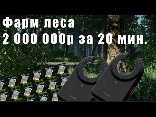 Escape from tarkov - Фарм для новичков.  2 000 000р за 20 минут. Лес.