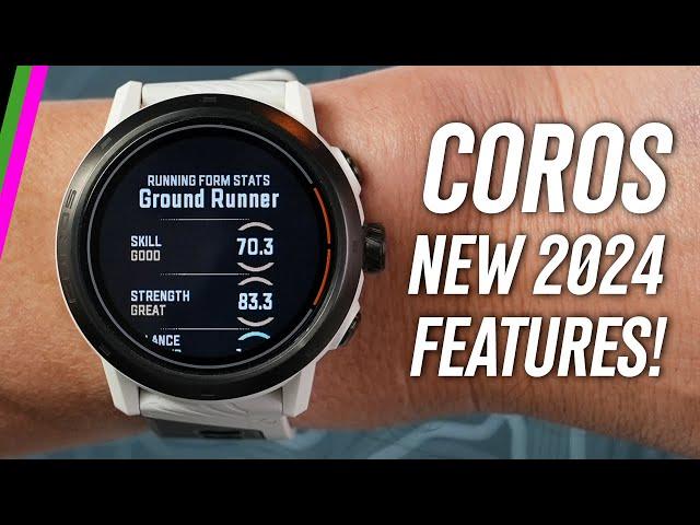 2024 COROS New Features! Running Form Analysis, Stress Tracking, Wellness Check (2024 Update)