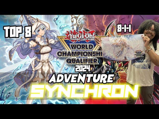 Yugioh Philly Regional 2024 | Top 8 Adventure Synchron Deck | WITH A ROUND 1 LOSS? @KamonYGO