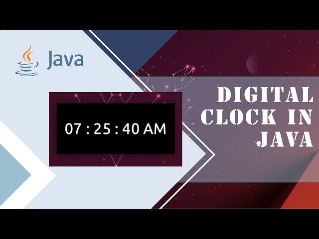 How to Create a Digital Clock in Java