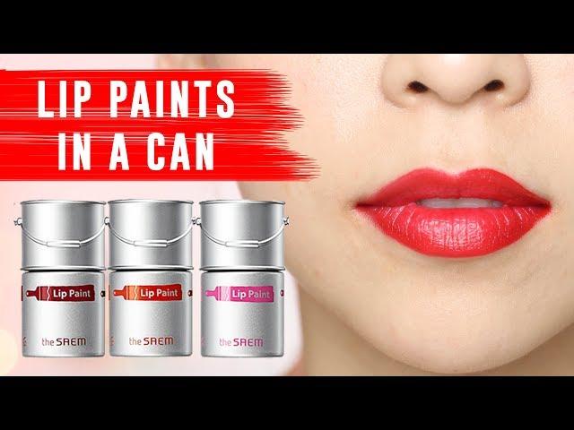 LIP PAINTS IN A CAN!  Tina Tries It