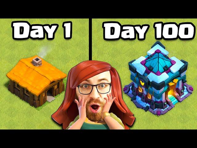 I Played a New Clash of Clans Account for 100 Days Straight!