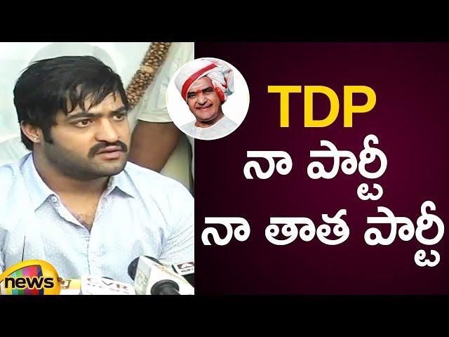 Jr NTR Emotional Words About TDP Party | NTR Birth Anniversary | AP Political Updates | Mango News