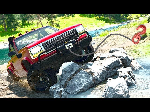 The first working WINCH in BeamNG!? This thing is AWESOME!