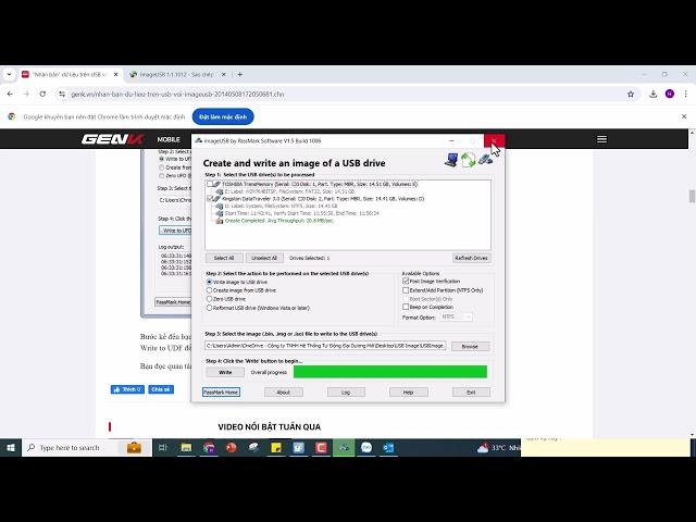 Clone USB Boot to other USB by ImageUSB