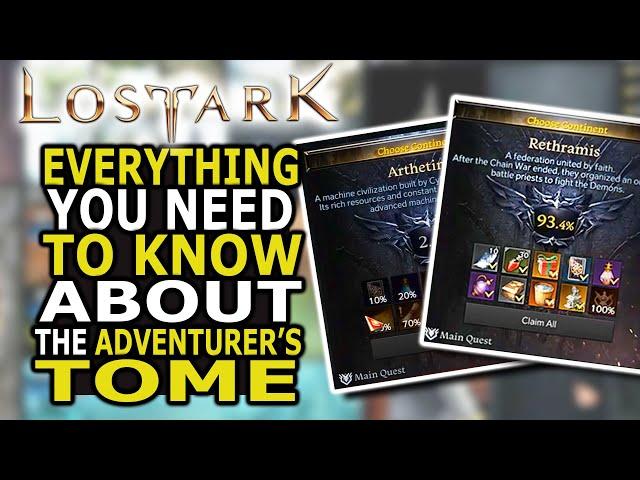 Everything You Need to Know about the Adventurer's Tome in Lost Ark