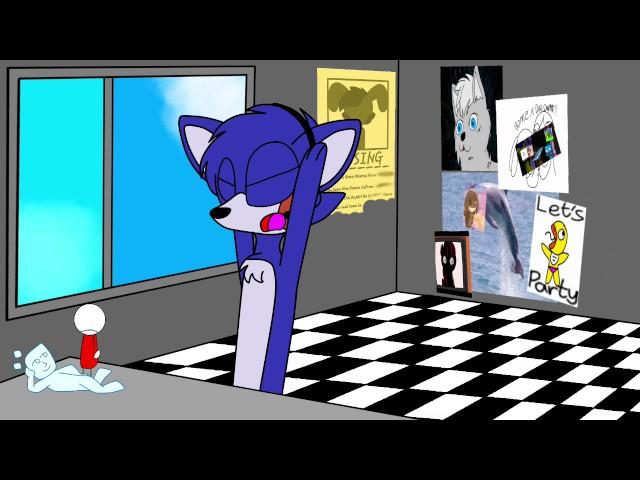 Candy the cat works at Burger King (Colored Animatic)