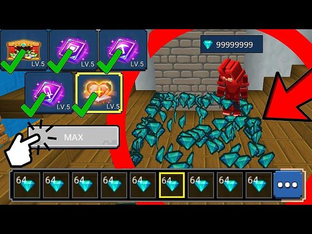 How to Abuse Diamonds GLITCH to Upgrade MAX ENCHANTMENTS in Bedwars!! - Blockman Go