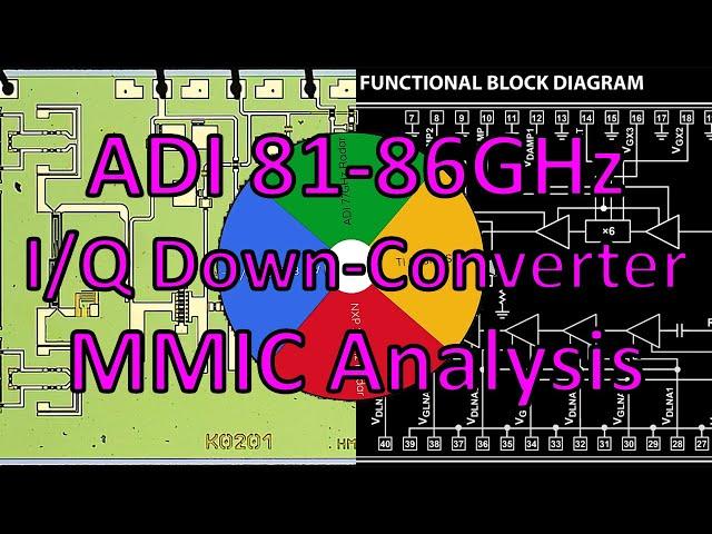 TSP #216 - Analog Devices GaAs 81-86GHz I/Q Direct Down-Converter MMIC Detailed RFIC Analysis