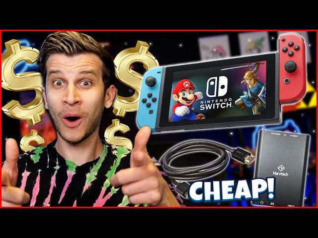 WANT MY JOB?! Beginners Guide To Recording Nintendo Switch for CHEAP! (Other Games Too!)