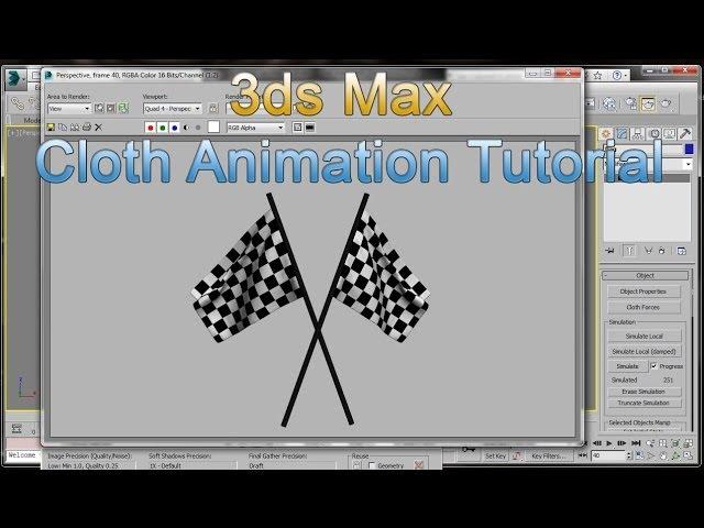 3ds Max Flag Cloth Tutorial